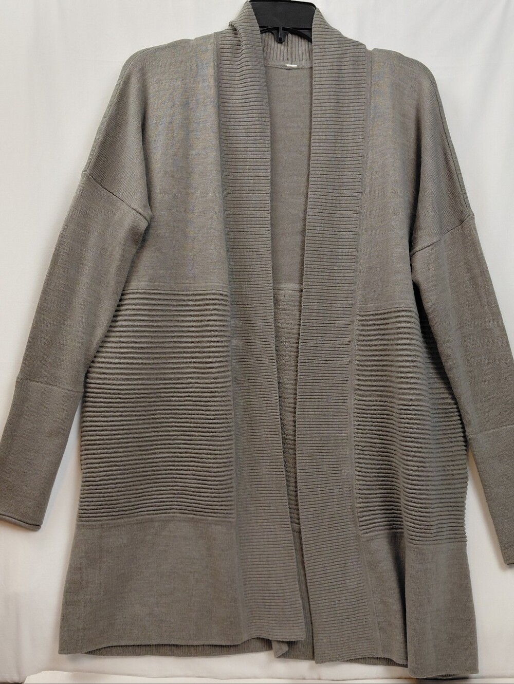 Lululemon Sit In Lotus Merino Wool Cardigan Sweater Taupe Size Small